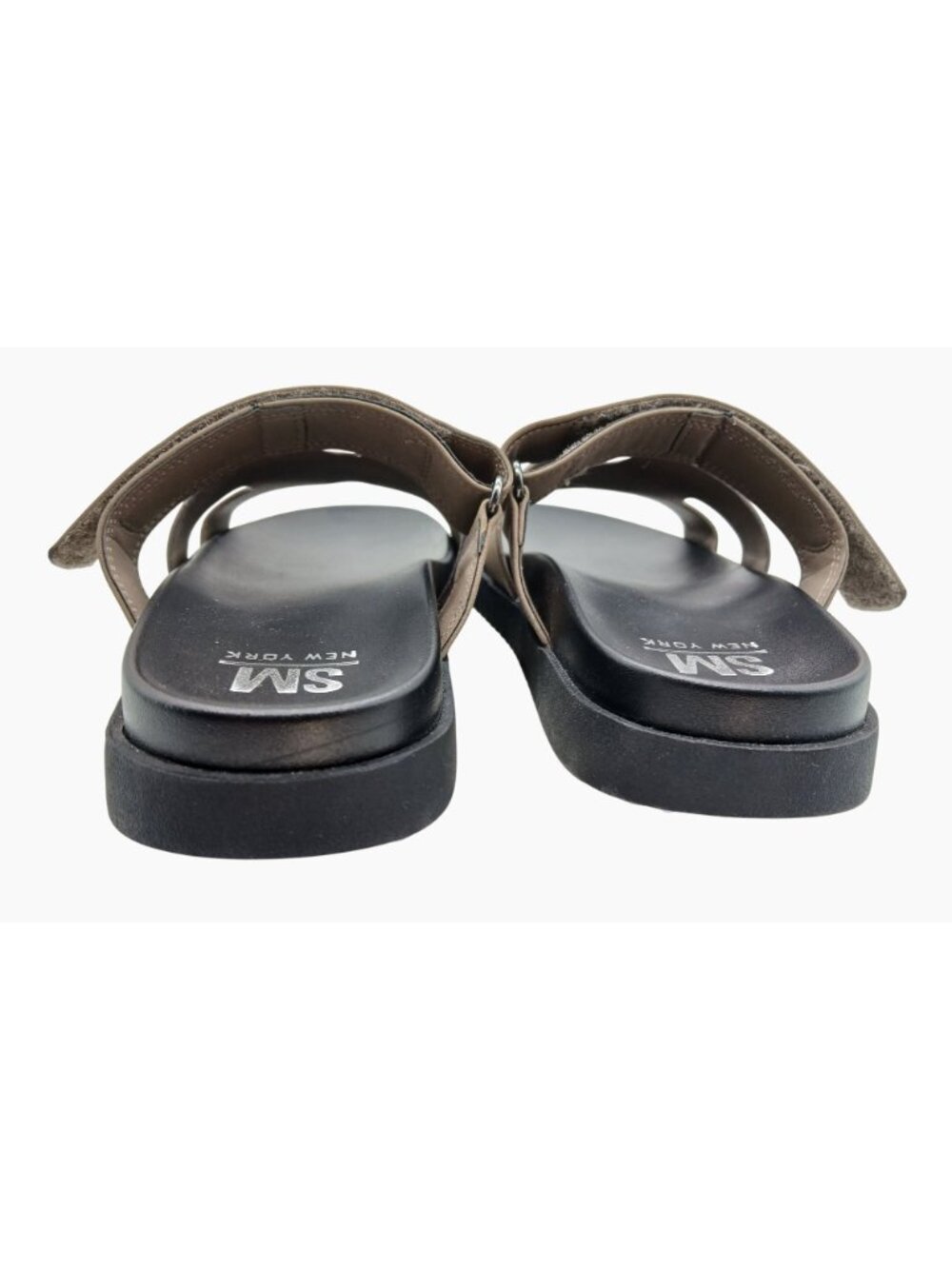 SM New York Womens Moana Slide Tan Sandals Size 10 Adjustable Shoes Minimalist - Picture 5 of 13